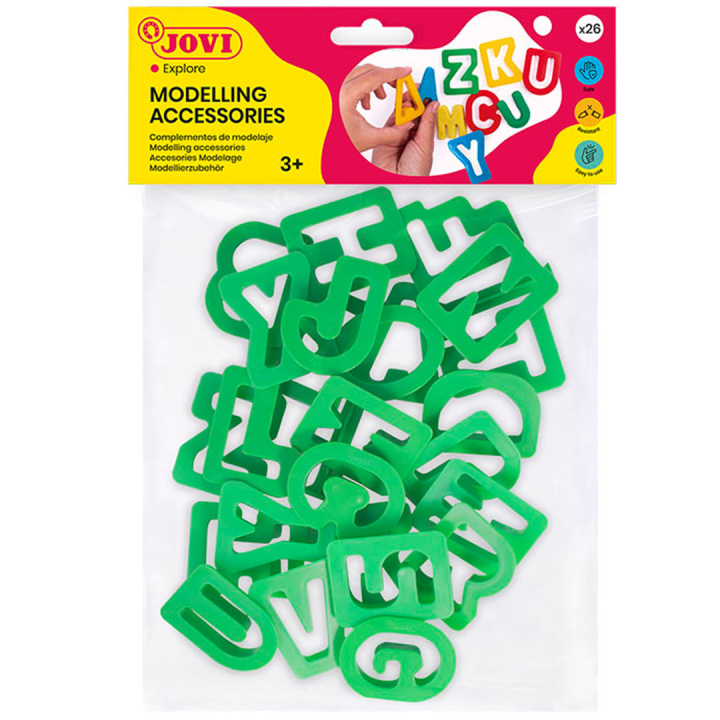 Ton-Formen Buchstaben 26er-Pack (3 Jahren+) in der Gruppe Kids / Basteln für Kinder / Basteln mit Ton bei Pen Store (131260)