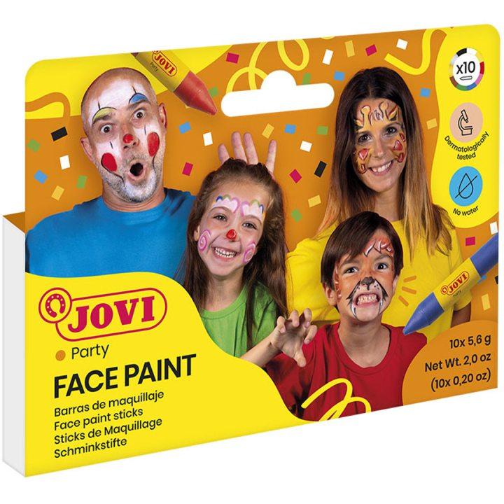 Gesichtsmalstifte 10er-Pack in der Gruppe Kids / Basteln für Kinder / Kinderschminke bei Pen Store (131273)