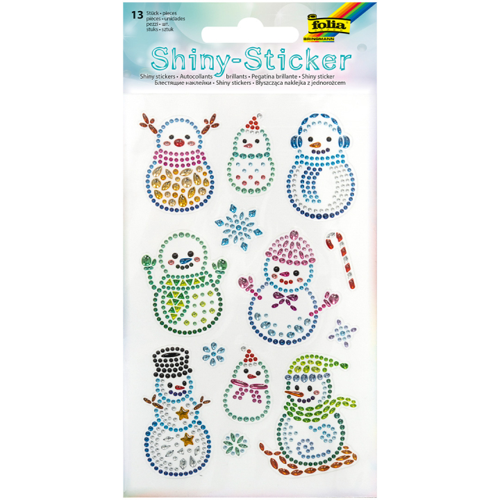 Diamond Snowman 1 Blatt in der Gruppe Kids / Spaß und Lernen / Stickers bei Pen Store (131553)