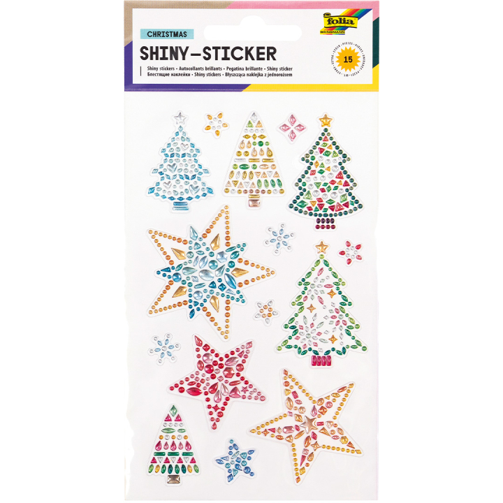 Diamond Christmas 1 Blatt in der Gruppe Kids / Spaß und Lernen / Aufkleber für Kinder bei Pen Store (131554)