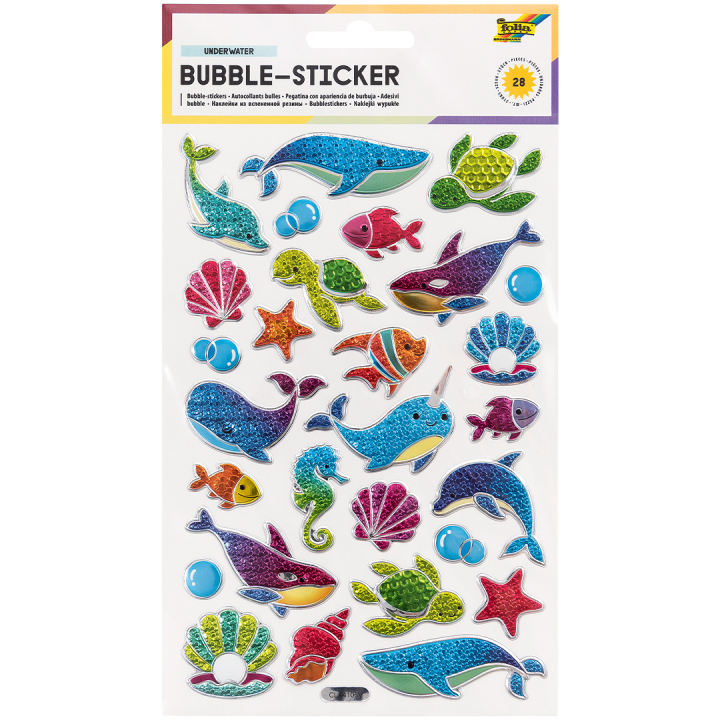 3D Sticker Underwater 1 Blatt in der Gruppe Kids / Spaß und Lernen / Stickers bei Pen Store (131562)