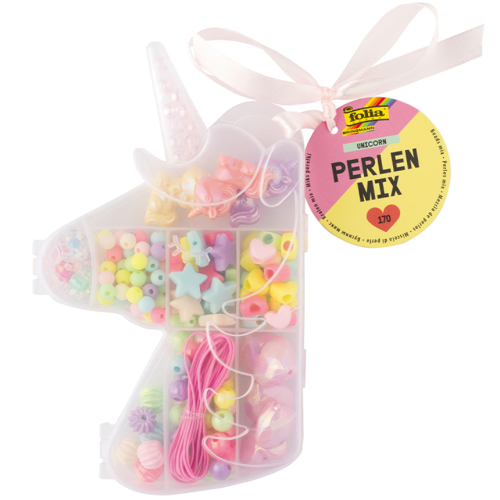 Perlen Mix Unicorn 170er-Pack in der Gruppe Kids / Spaß und Lernen / Schmuckherstellung für Kinder  bei Pen Store (131615)