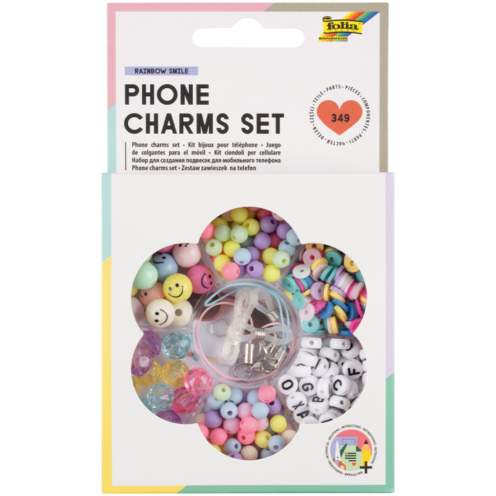 DYI Kit Perlen für Telefon 349 Stück in der Gruppe Kids / Spaß und Lernen / Schmuckherstellung für Kinder  bei Pen Store (131618)