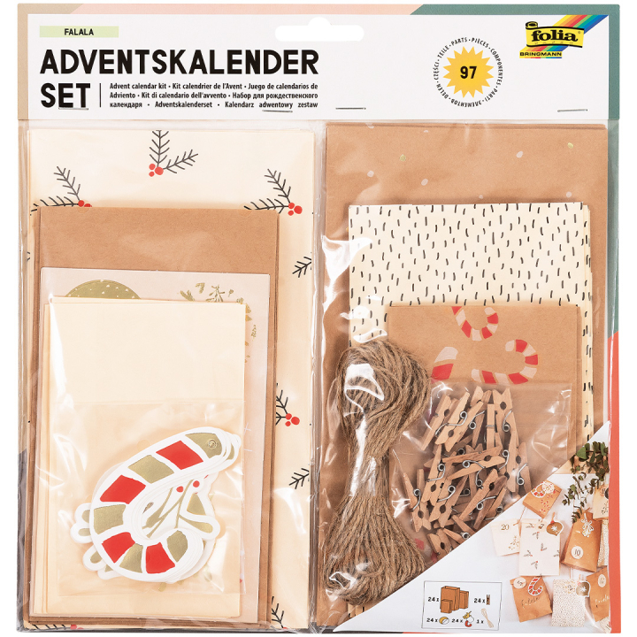 Papiertüten für Adventskalender 24er-Pack   in der Gruppe Basteln & Hobby / Basteln / Basteln und DIY bei Pen Store (131663)