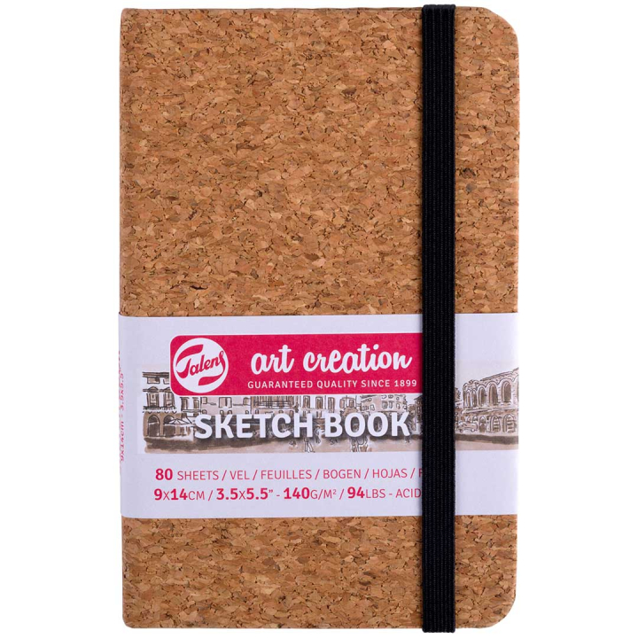 Sketchbook Cork 9x14 cm in der Gruppe Papier & Blöcke / Künstlerblöcke / Skizzenbücher bei Pen Store (131860)