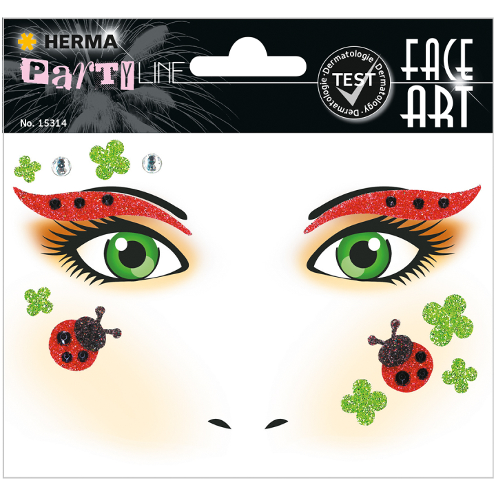 Face Art Stickers Marienkäfer in der Gruppe Kids / Spaß und Lernen / Stickers bei Pen Store (131903)