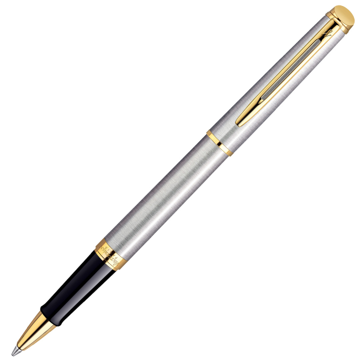 Hémisphère Steel/Gold Tintenroller in der Gruppe Stifte / Fine Writing / Geschenkideen bei Pen Store (132003)