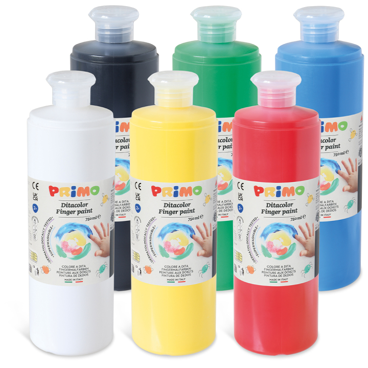 Fingerfarbe 750 ml in der Gruppe Kids / Basteln für Kinder / Fingerfarben bei Pen Store (132064_r)