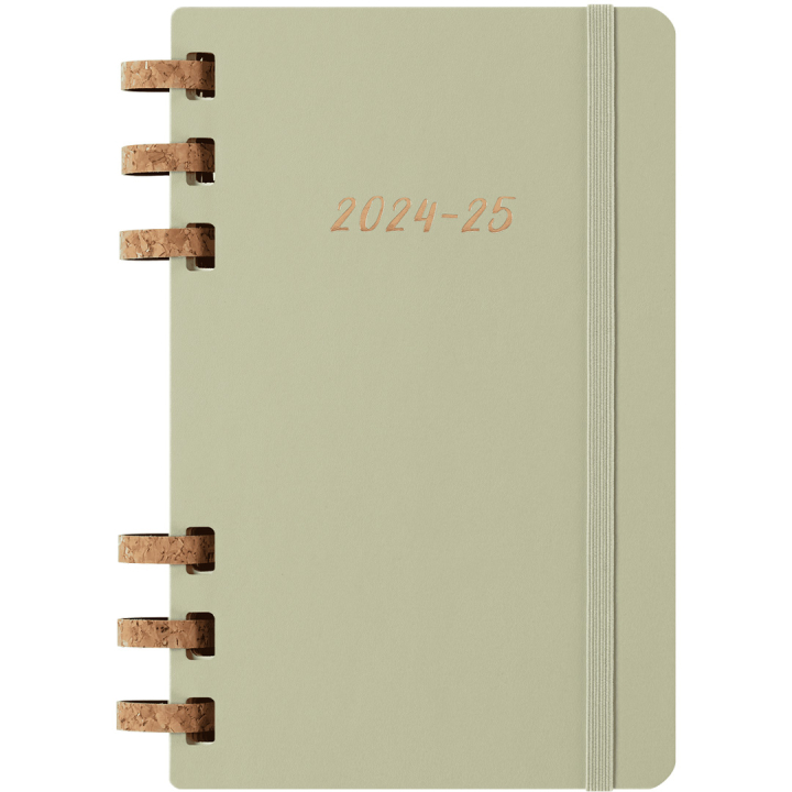 Spiral Planner 12M Hard Cover Large Kiwi Green in der Gruppe Papier & Blöcke / Kalender und Terminkalender / 12 Monate Tageskalender bei Pen Store (132588)