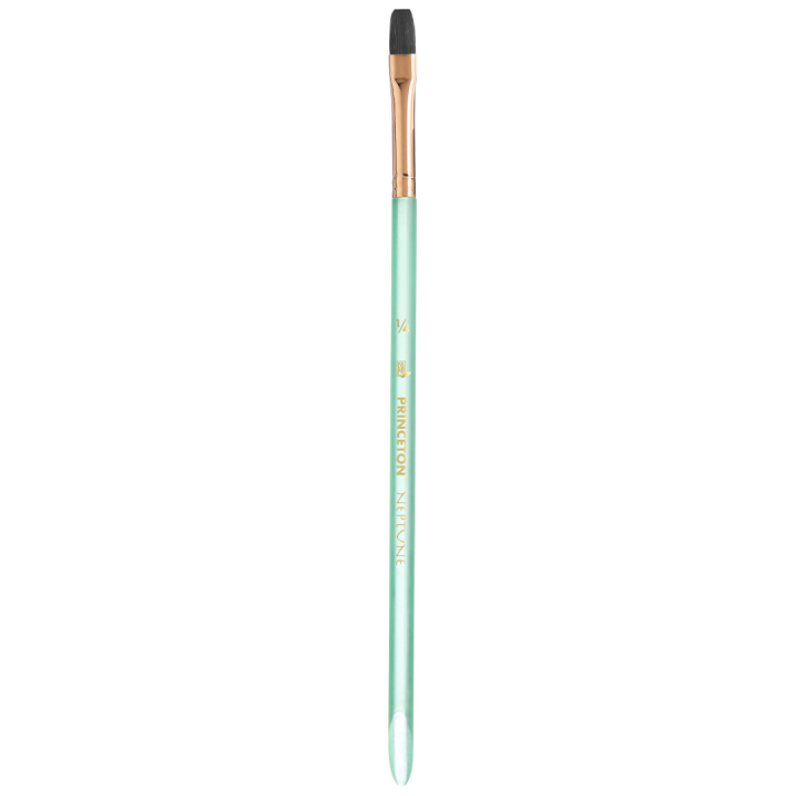 Neptune Synthetic brush short handle Aquarelle Flat size 1/4 in der Gruppe Künstlerbedarf / Pinsel / Aquarellpinsel bei Pen Store (132771)