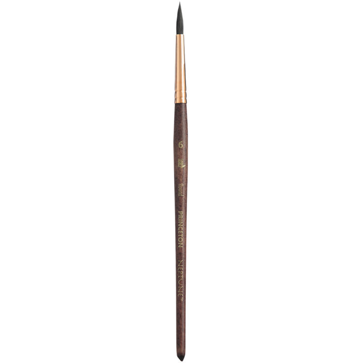 Neptune Synthetic brush short handle Round size 6  in der Gruppe Künstlerbedarf / Pinsel / Aquarellpinsel bei Pen Store (132774)