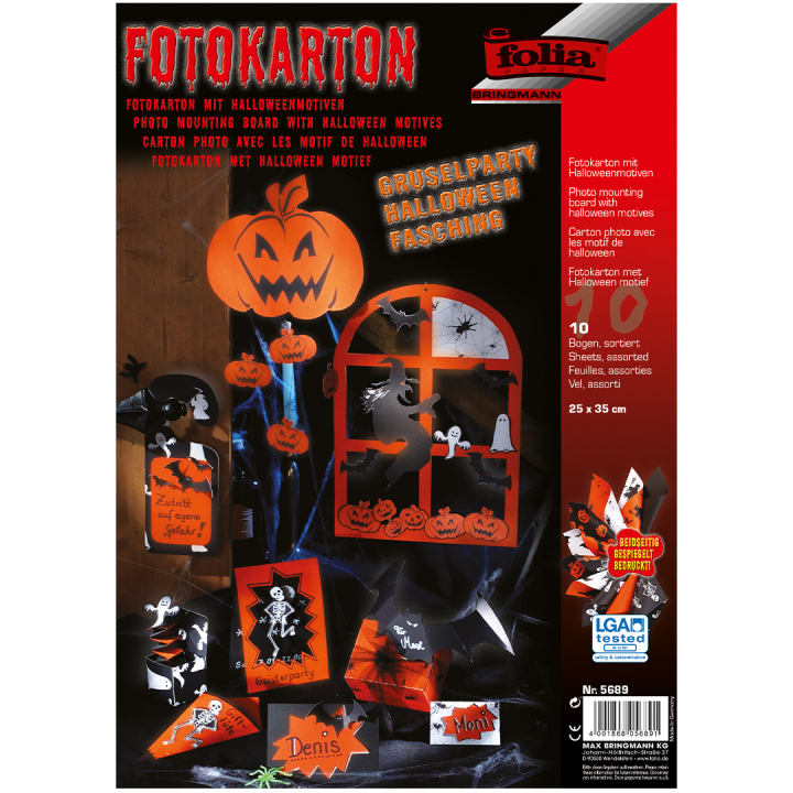 Motivblock Halloween 300g/m² 25x35cm in der Gruppe Basteln & Hobby / Feiertage und Jahreszeiten / Halloween bei Pen Store (133087)