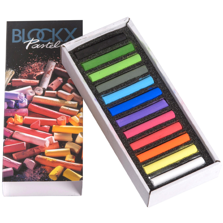 Soft Pastels Assorted 12er-Set in der Gruppe Künstlerbedarf / Buntstifte und Bleistifte / Ölpastellkreide bei Pen Store (133362)