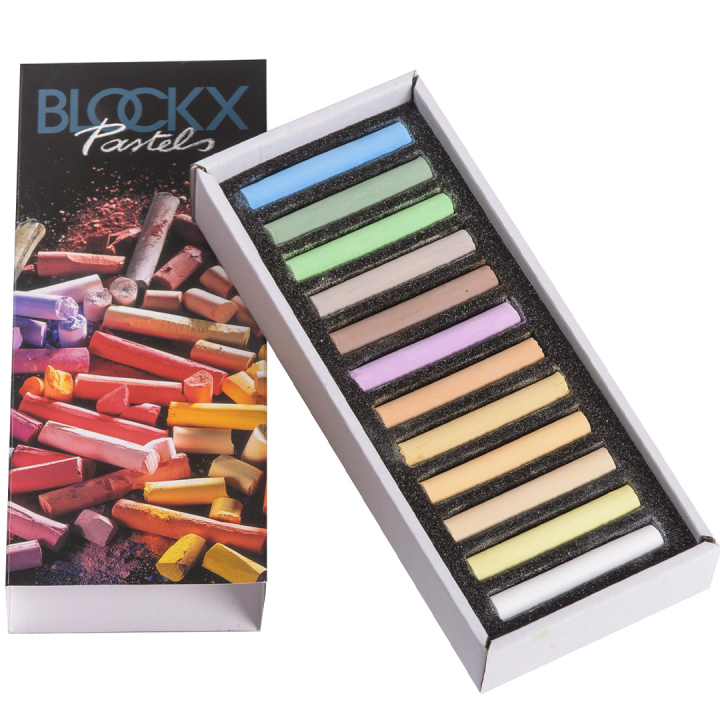 Soft Pastels Light 12-set in der Gruppe Künstlerbedarf / Buntstifte und Bleistifte / Ölpastellkreide bei Pen Store (133364)