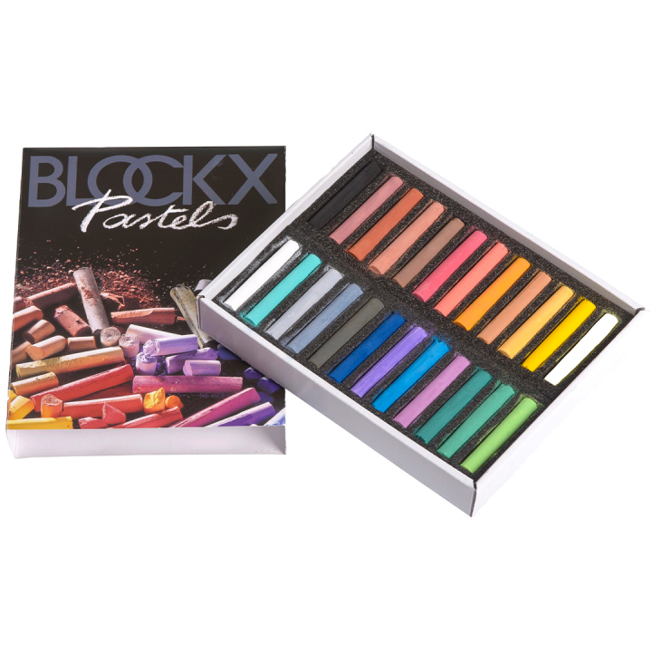 Soft Pastels Assorted 24-set in der Gruppe Künstlerbedarf / Buntstifte und Bleistifte / Ölpastellkreide bei Pen Store (133366)