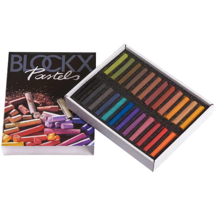 Soft Pastels Dark 24-set in der Gruppe Künstlerbedarf / Künstlerfarben / Pastell bei Pen Store (133368)