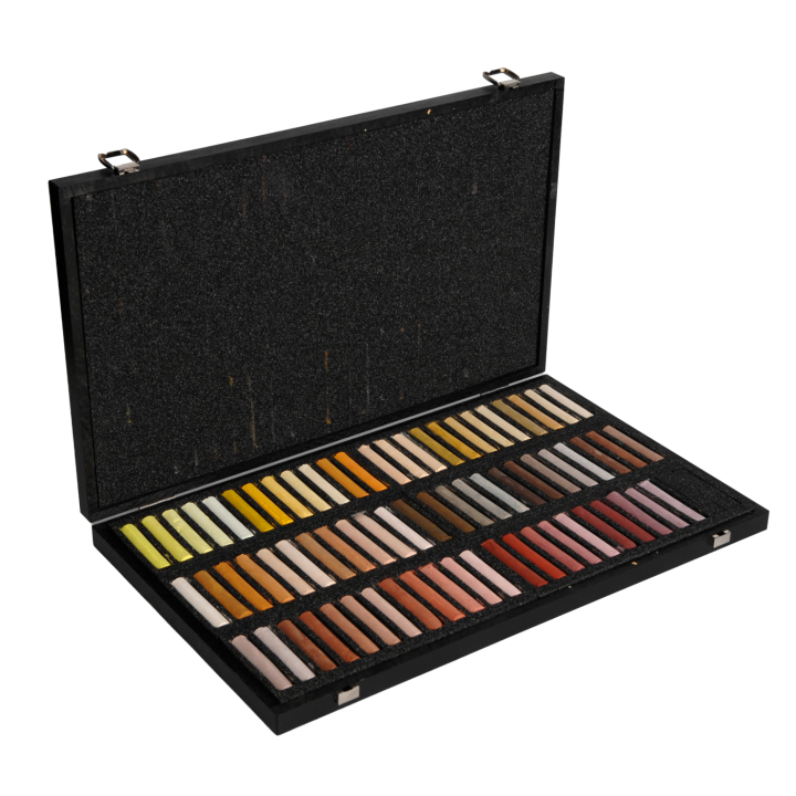Soft Pastels Wood Box 204er-Set in der Gruppe Künstlerbedarf / Künstlerfarben / Pastell / Softpastell bei Pen Store (133646)