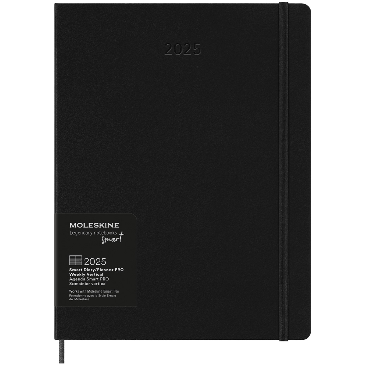 12M M+ Digital Planner Weekly Note 2025 XL Black in der Gruppe Papier & Blöcke / Kalender und Terminkalender / Spezialkalender bei Pen Store (133782)