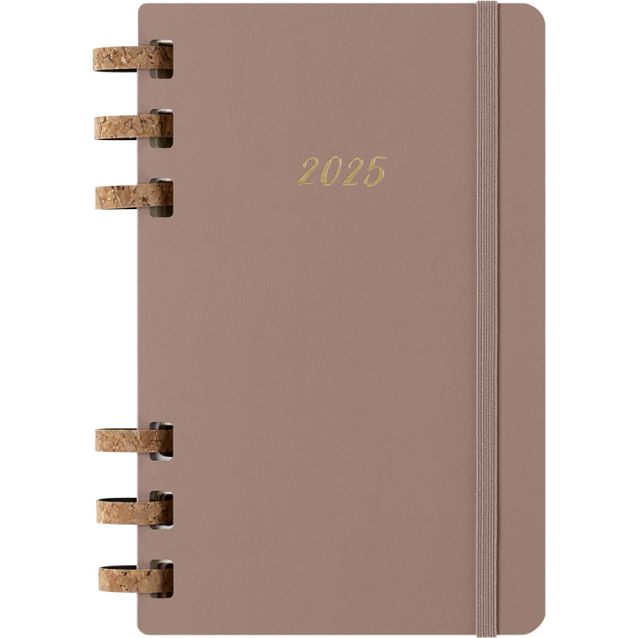 12M Spiral Planner 2025 Large Almond in der Gruppe Papier & Blöcke / Kalender und Terminkalender / 12 Monate Tageskalender bei Pen Store (133786)