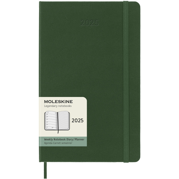 12M Weekly Notebook Softcover 2025 Pocket Myrtle Green in der Gruppe Papier & Blöcke / Kalender und Terminkalender / 12 Monate Tageskalender bei Pen Store (133803)