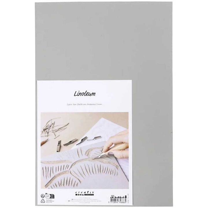 Linoleum 20x30 cm 2er-Pack in der Gruppe Basteln & Hobby / Basteln / Linoldruck bei Pen Store (133826)