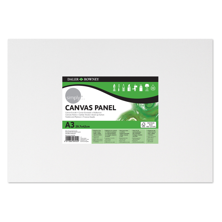 Canvas board Baumwolle A3 in der Gruppe Künstlerbedarf / Atelier / Leinwandplatte bei Pen Store (133827)