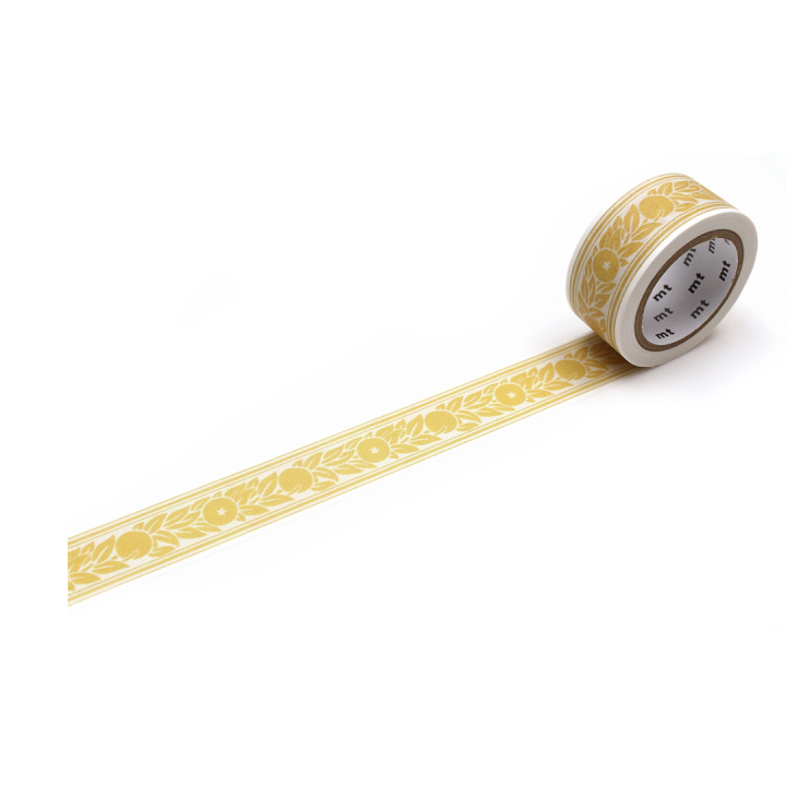 Washi-tape William Morris Orange border x MT in der Gruppe Basteln & Hobby / Hobbyzubehör / Washi Tape bei Pen Store (134049)