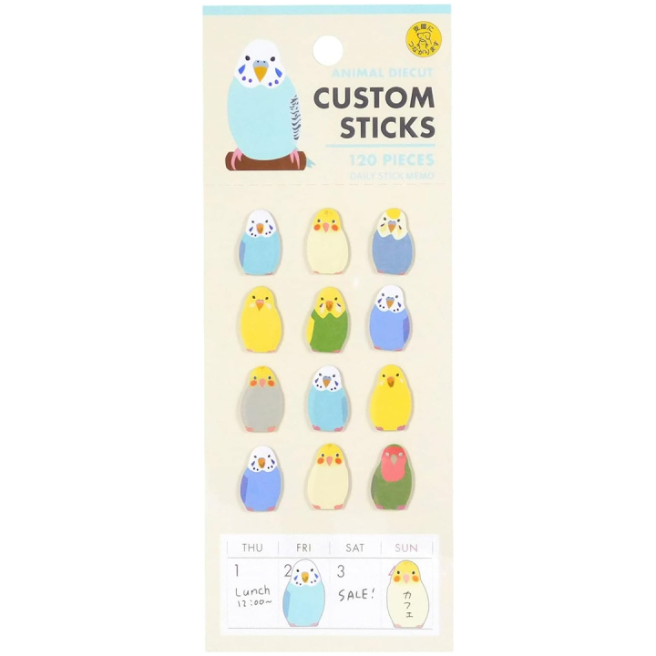 Stickers Parakeet 120er-Pack in der Gruppe Basteln & Hobby / Basteln / Stickers bei Pen Store (134513)