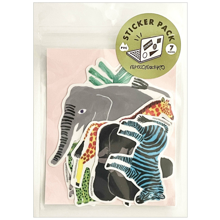 Sticker pack Miroco Machiko Animals in der Gruppe Basteln & Hobby / Basteln / Stickers bei Pen Store (134523)