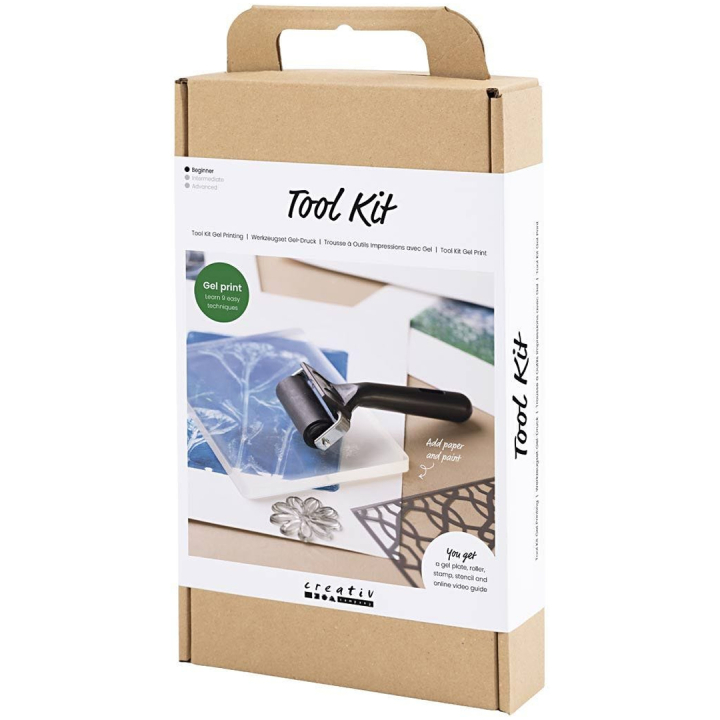 DIY Gel-Druck-Starterkit in der Gruppe Basteln & Hobby / Techniken / Linoldruck bei Pen Store (134611)