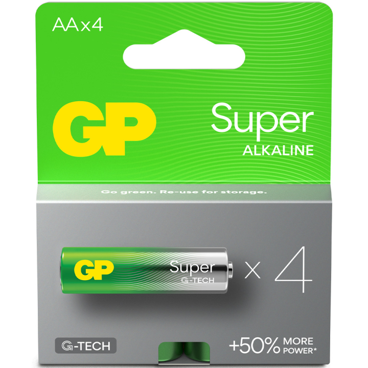 Batterien Super Alkaline AA 4er-Pack in der Gruppe Basteln & Hobby / Hobbyzubehör / Batterien bei Pen Store (134791)