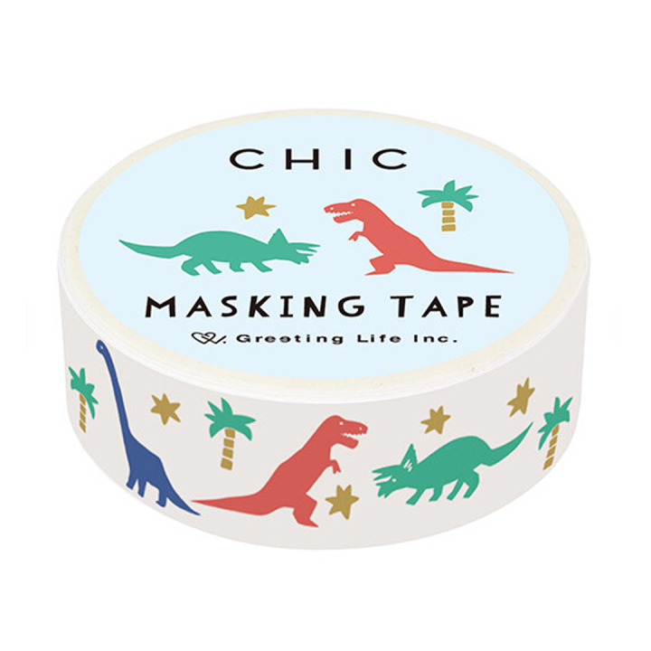 Washi-tape Dinosaur in der Gruppe Basteln & Hobby / Hobbyzubehör / Washi Tape bei Pen Store (134814)