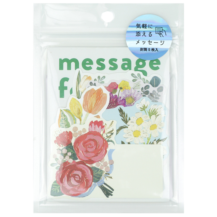 Karten mit Umschlägen 5er-Pack Blumen in der Gruppe Basteln & Hobby / Feiertage und Jahreszeiten / Karten und Kuverts bei Pen Store (134818)