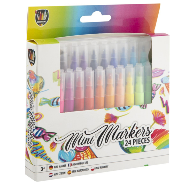 Filzstifte Mini 24er-Set in der Gruppe Kids / Stifte für Kinder / Filzstifte für Kinder bei Pen Store (134868)