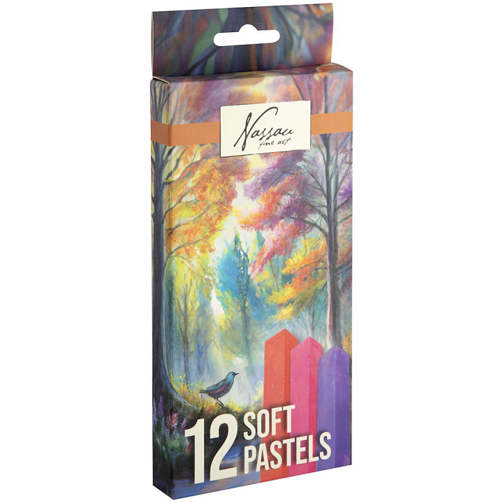 Softpastelle 12er-Set in der Gruppe Künstlerbedarf / Buntstifte und Bleistifte / Ölpastellkreide bei Pen Store (134909)