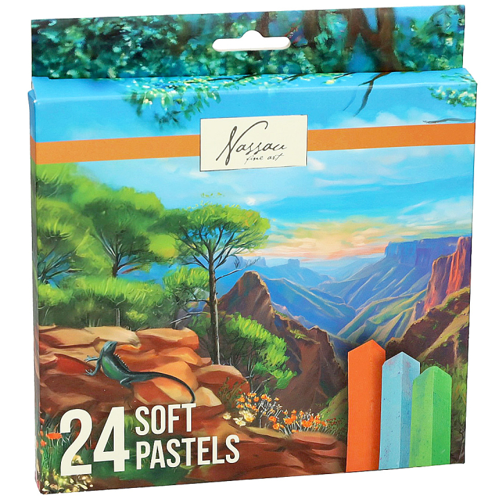 Softpastelle 24er-Set in der Gruppe Künstlerbedarf / Buntstifte und Bleistifte / Ölpastellkreide bei Pen Store (134912)