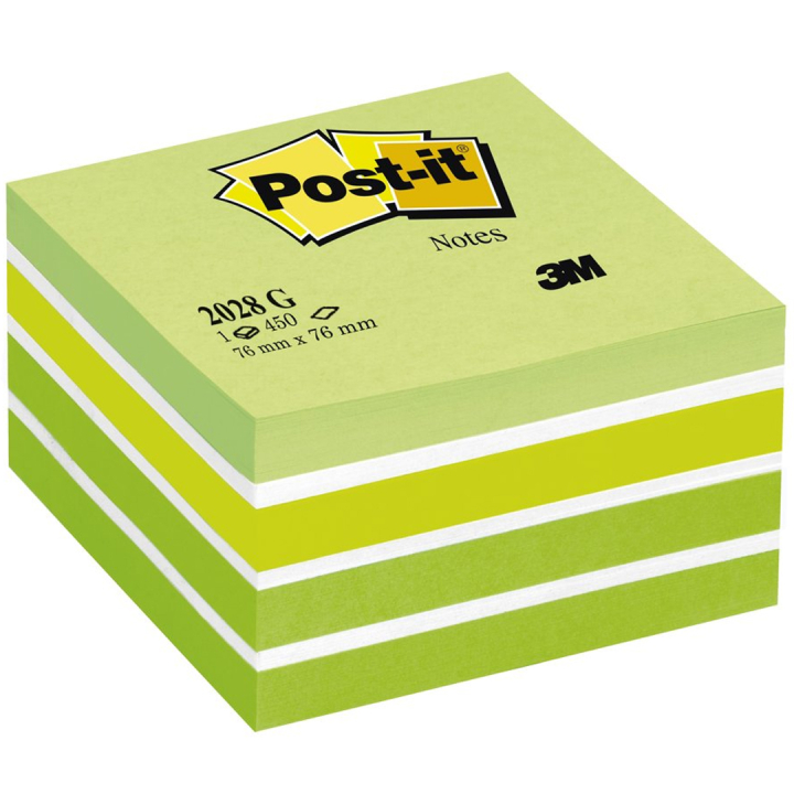 Post-it Note Cube 76x76 Pastellgrün in der Gruppe Papier & Blöcke / Schreiben und Notizen / Post-it und Notizblöcke bei Pen Store (134932)