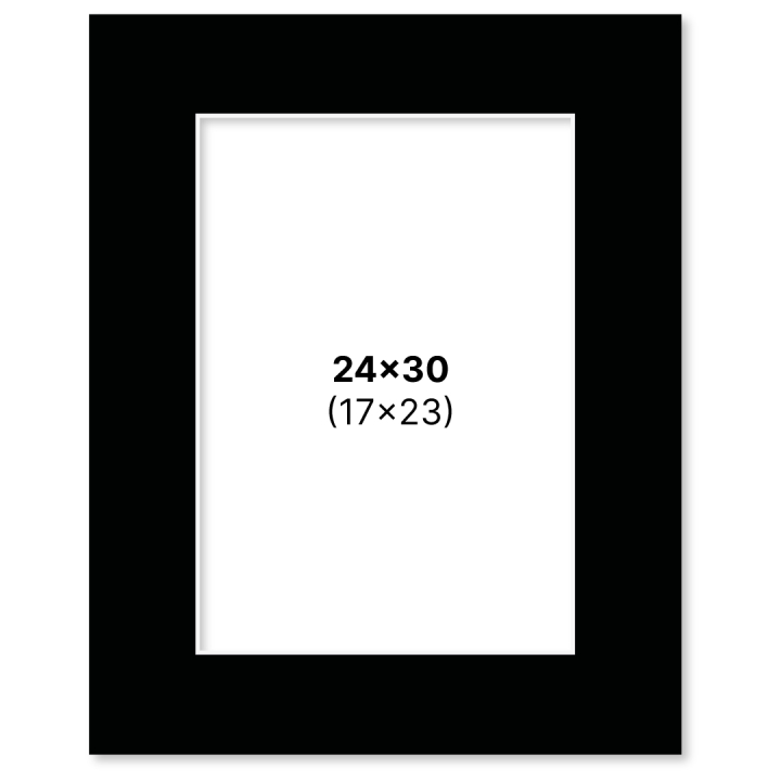 Passepartout Schwarz 24x30 cm in der Gruppe Basteln & Hobby / Organisieren / Rahmen / Passepartout bei Pen Store (135119)