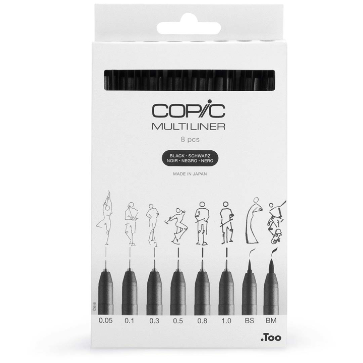 Multiliner Classic 8er-Set in der Gruppe Stifte / Schreiben / Fineliner bei Pen Store (135151)