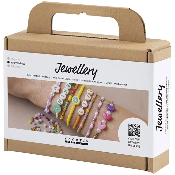 DIY-Perlenmix Freundschaftsarmbänder in der Gruppe Kids / Spaß und Lernen / Schmuck und Perlen / DIY-Set bei Pen Store (135351)
