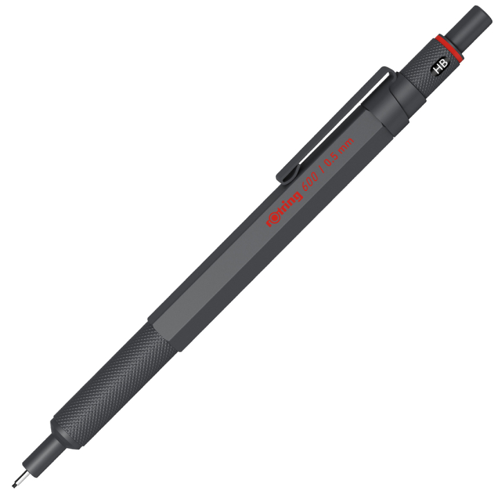 600 Druckbleistift 0,5 Dark Stone in der Gruppe Stifte / Schreiben / Druckbleistift bei Pen Store (135424)