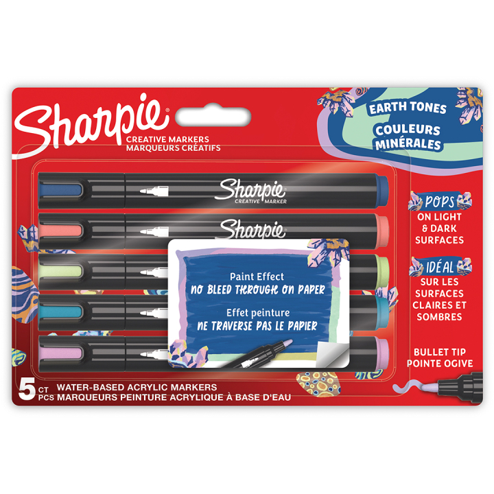 Creative Marker Bullet Tip 5er-Pack in der Gruppe Stifte / Künstlerstifte / Acrylmarker bei Pen Store (135430)