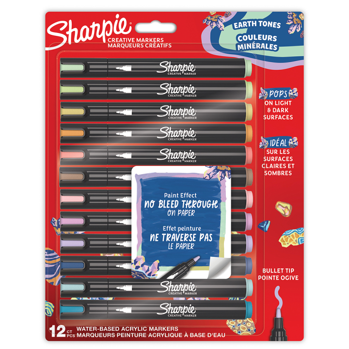 Creative Marker Bullet Tip 12er-Pack in der Gruppe Stifte / Künstlerstifte / Acrylmarker bei Pen Store (135431)