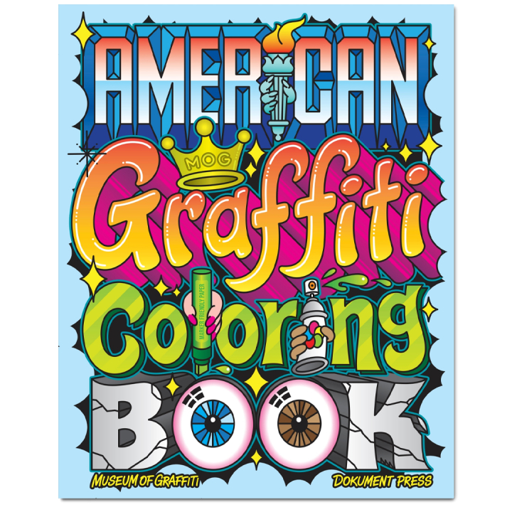 American Graffiti Coloring Book in der Gruppe Basteln & Hobby / Bücher / Malbücher für Erwachsene bei Pen Store (135491)