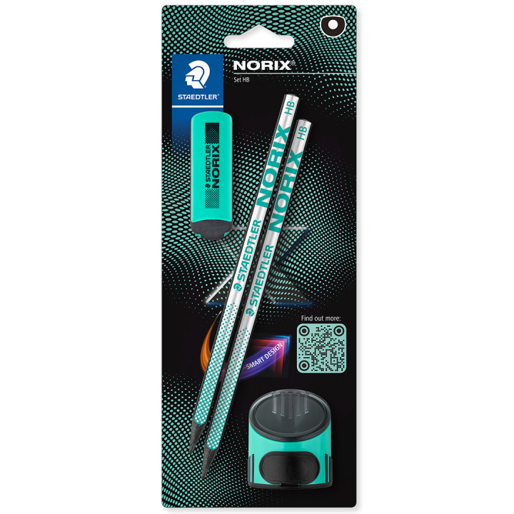 Schulset Norix Bleistifte + Zubehör Green in der Gruppe Kids / Stifte für Kinder / Schreibstifte für Kinder bei Pen Store (135513)