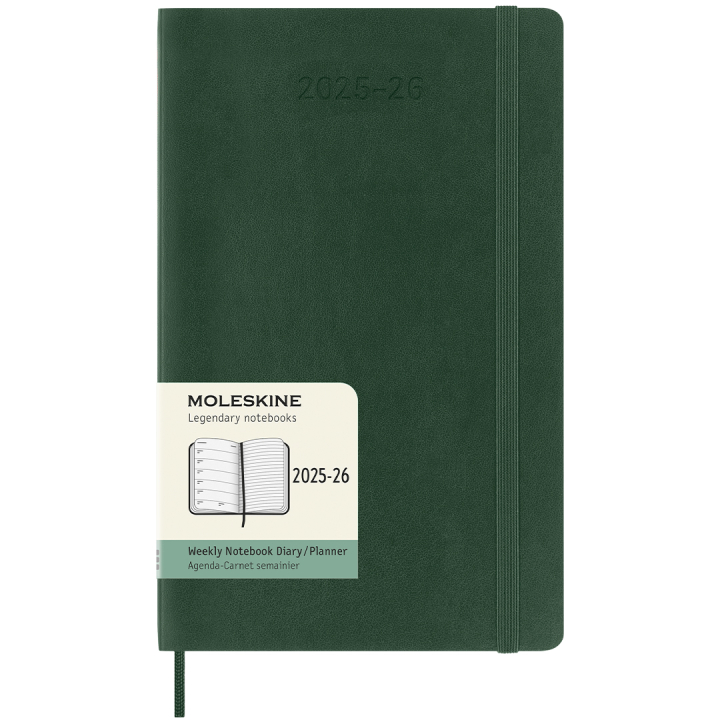 Kalender 18M WeekNote Soft Cover Large Myrtle Green in der Gruppe Papier & Blöcke / Kalender und Terminkalender / 18 Monate Tageskalender bei Pen Store (135603)