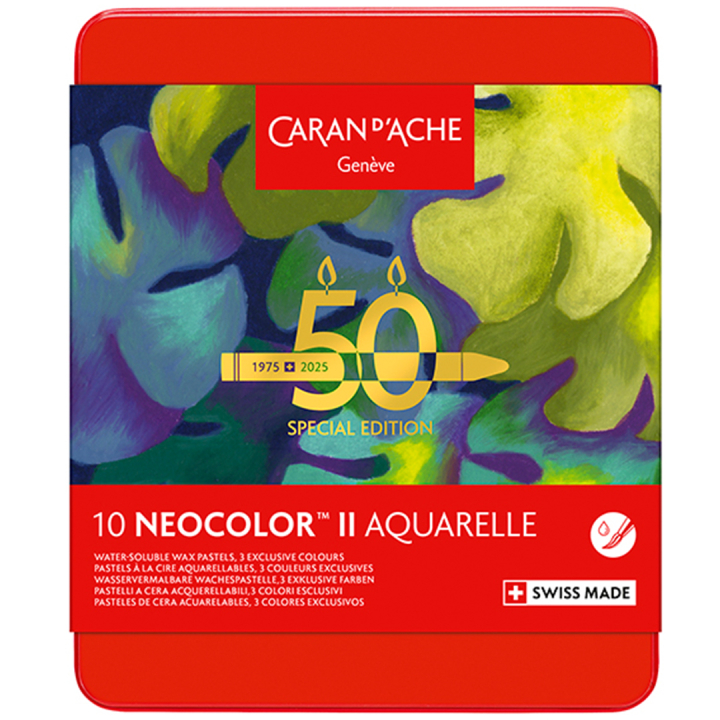 Neocolor II Aquarelle 50 Years Lush 10er-Set in der Gruppe Künstlerbedarf / Künstlerfarben / Pastell / Wachspastelle bei Pen Store (135628)