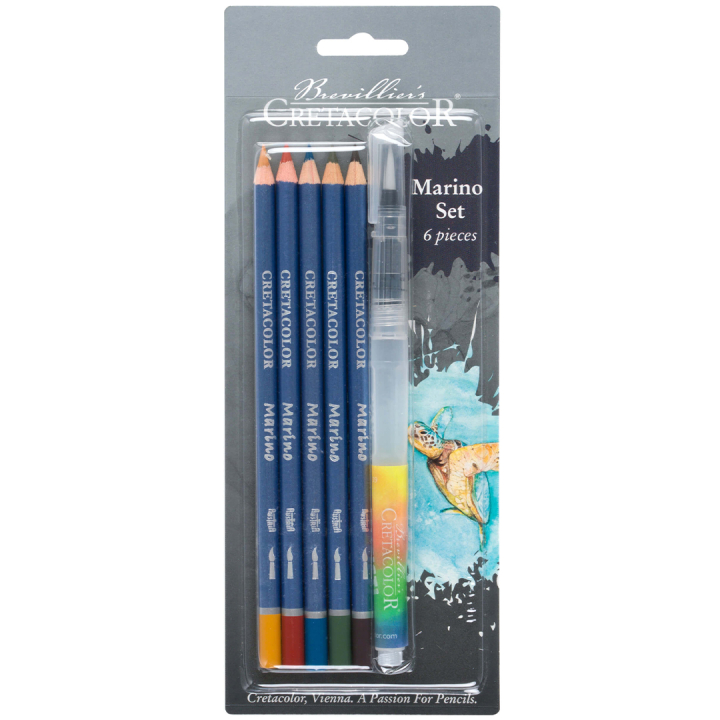 Marino Aquarellset 6-teilig in der Gruppe Stifte / Künstlerstifte / Aquarellstifte bei Pen Store (135645)