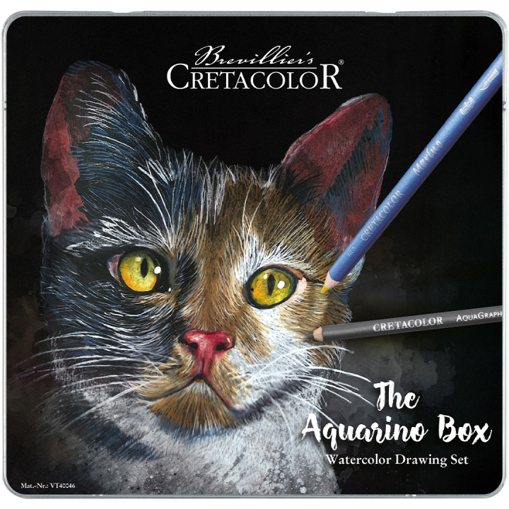The Aquarino Box Aquarellset 24-teilig in der Gruppe Stifte / Künstlerstifte / Aquarellstifte bei Pen Store (135647)