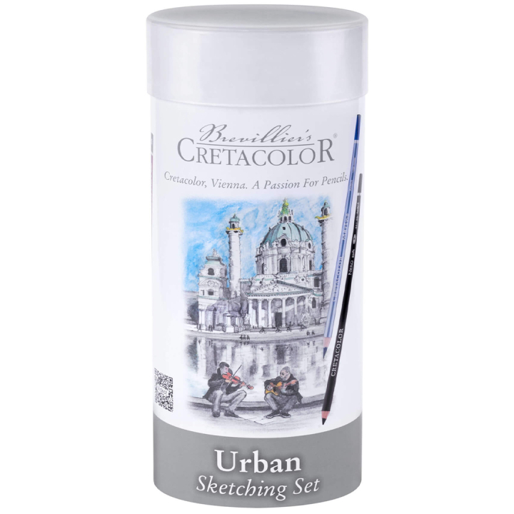 Cretacolor Urban Sketching Set 22-teilig in der Gruppe Stifte / Künstlerstifte / Skizzenstifte bei Pen Store (135649)
